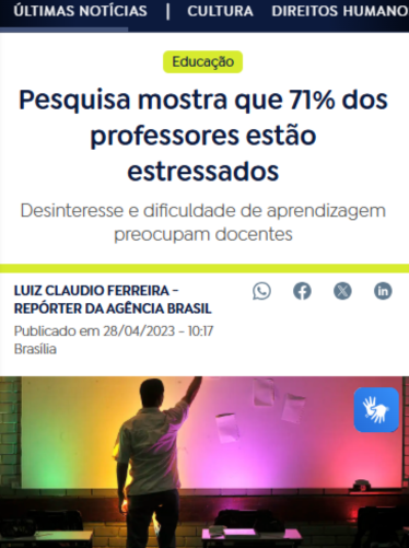 Notícia sobre prevenção de adoecimento mental